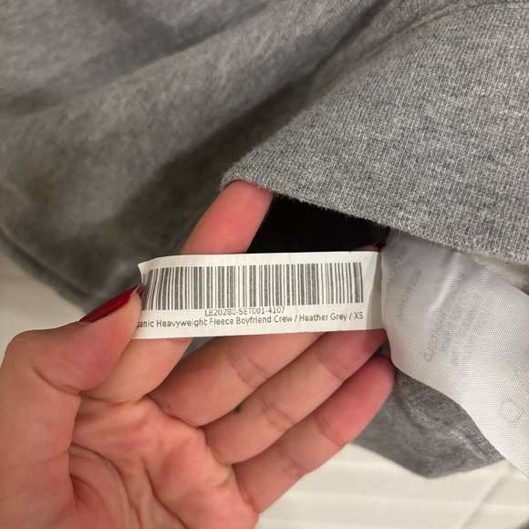 Quince heavy weight fleece boyfriend pullover - Picture 5 of 6